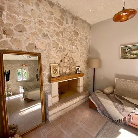 πέτρινο σπίτι με κήπο και θέα στον ελαιώνα, Ii Apartment *